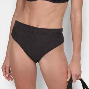 DKNY Women's Textured Molded High-Waist Bottoms Size XL